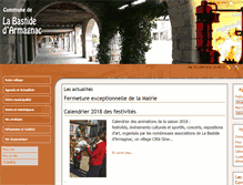 Tablet Screenshot of labastide-armagnac.fr